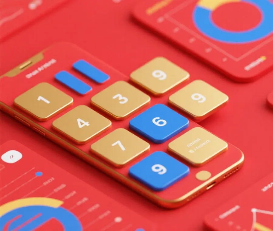 快乐8玩法与数据界面示意图