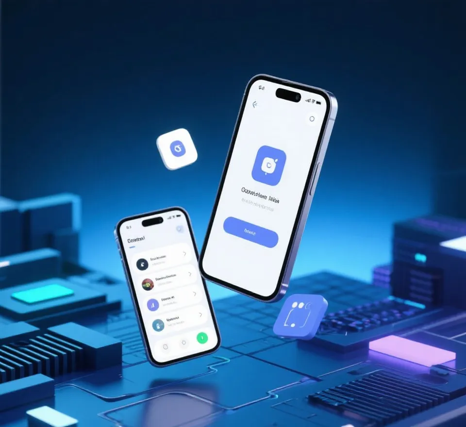 移动端访问体验示意图